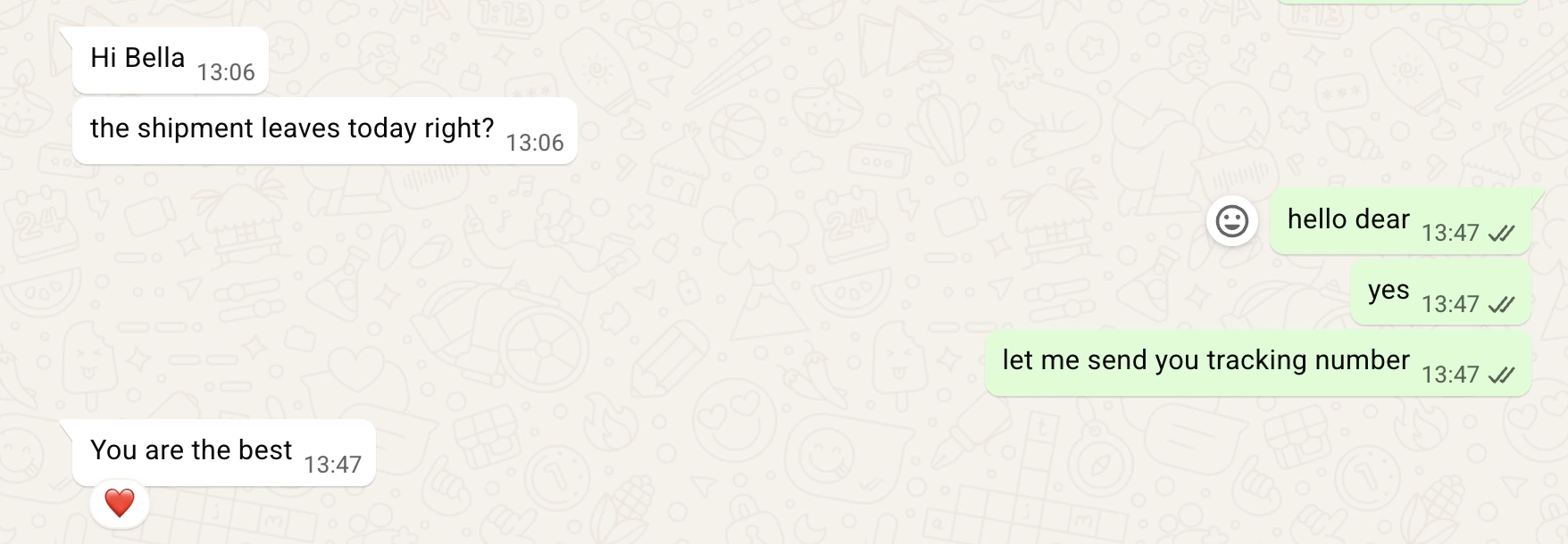 Client chat feedback 2