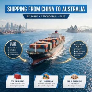Freight forwarder China to Australia – shipping from China to Australia guide 2026