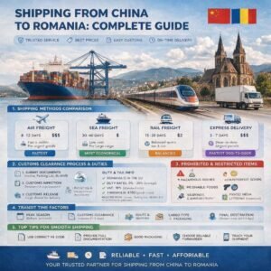 Shipping from China to Romania – DHL express freight forwarder for eMAG sellers 2026